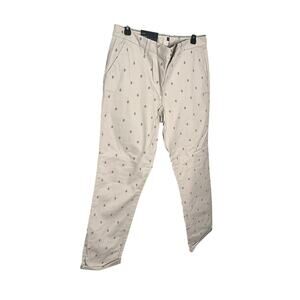 Tommy Hilfinger Hampton Stretch Slim Chino Pants Mid Rise Beige Womens Sz 10 NWT